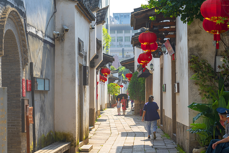 2019年6月28日，福州，三坊七巷風(fēng)光。